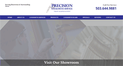 Desktop Screenshot of precisionlocksmith.com